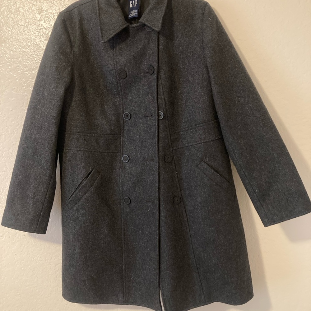 GAP Gray  wool blendTrench Coat